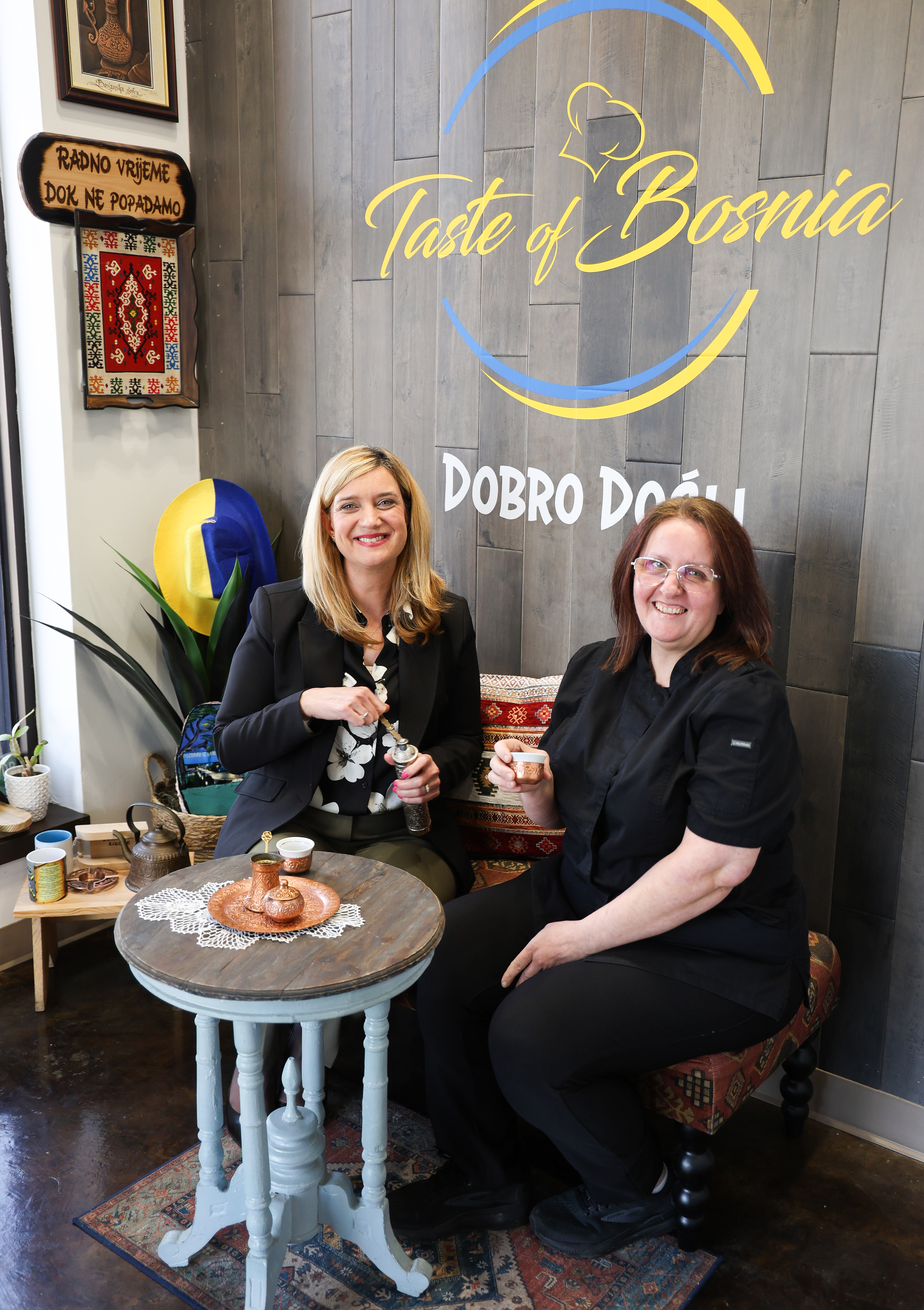 Elvira Ahmetspahic inside Taste of Bosnia
